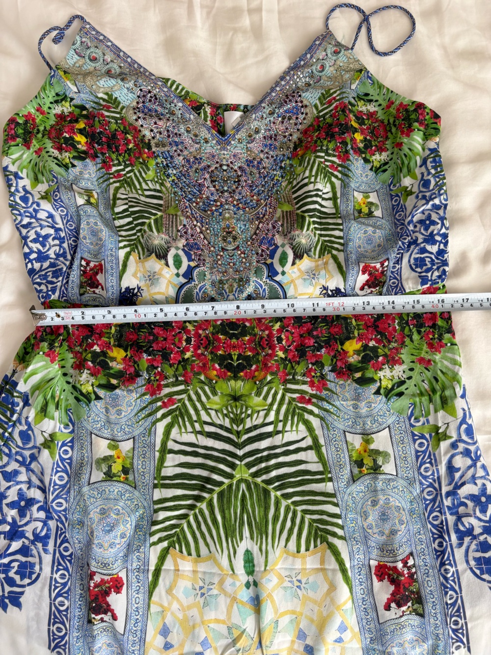 NWOT Camilla My Majorelle Wide Leg Jumpsuit 16 XL - Picture 9 of 16